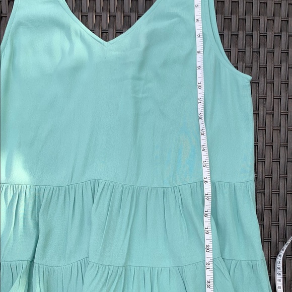 NWT Women’s LOFT Peplum Swing Tank - Aqua Green - Size Medium - Picture 8 of 11